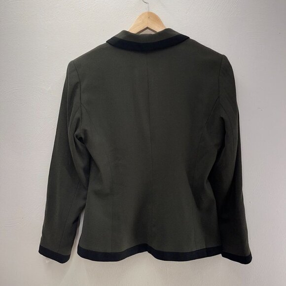 Lew Magram Size 8 90s Equestrian-Style Suit w Hi-Lo Jacket & Knee Skirt w Slit - Picture 11 of 16